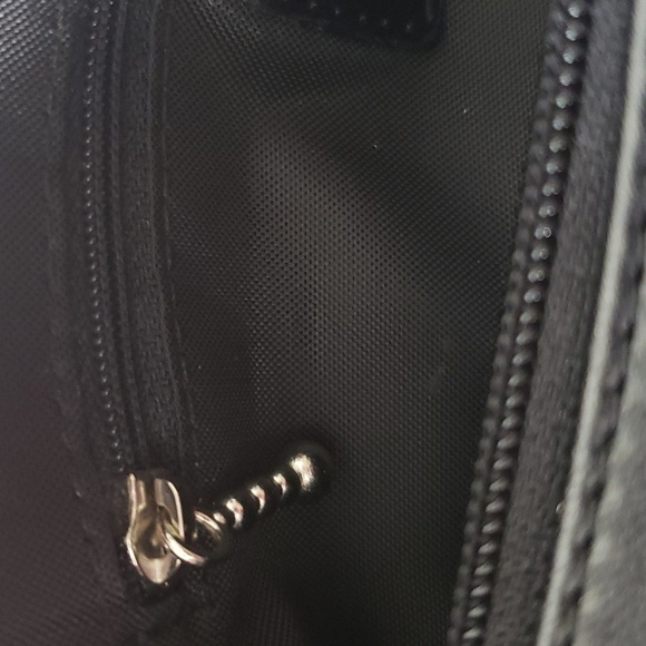 Kate spade new york vintage baguette purse cream beige and black shoulder bag - Picture 7 of 12